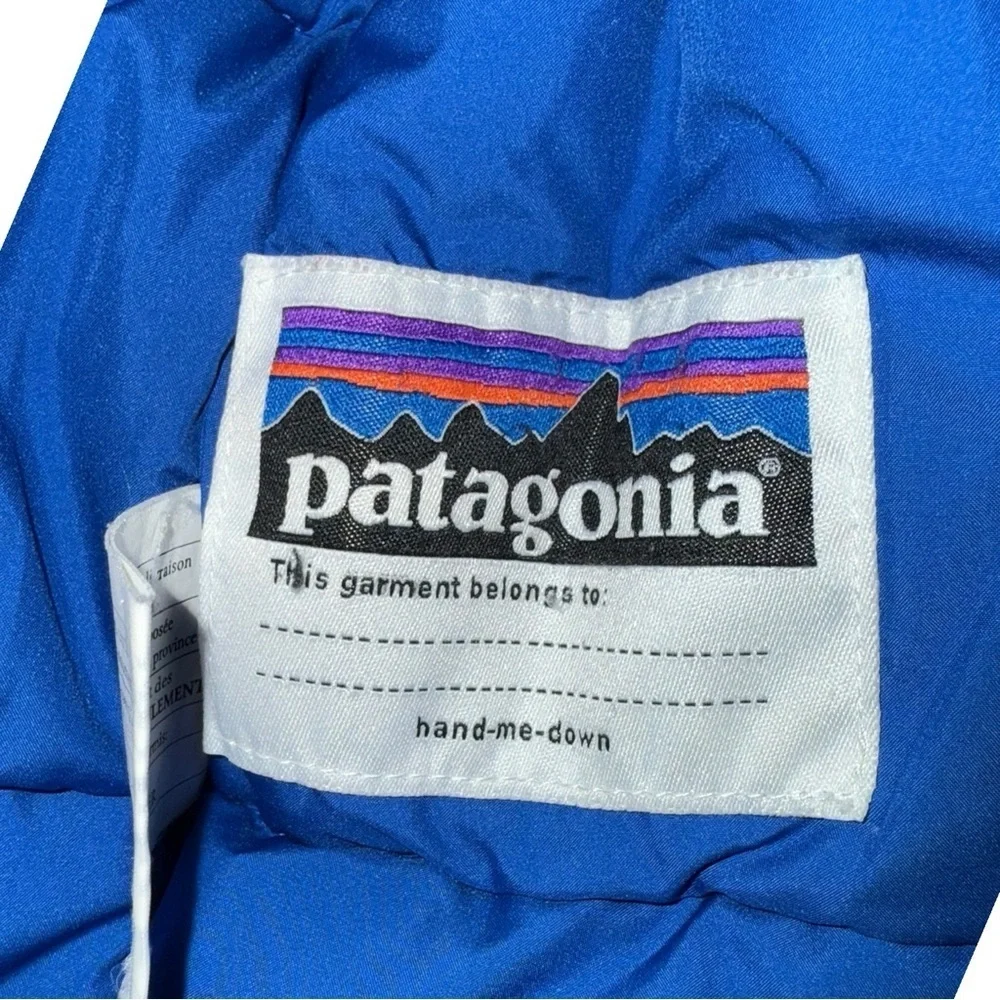 ▶️ Patagonia ◀️ Kids Boys Blue Winter Jacket 3T